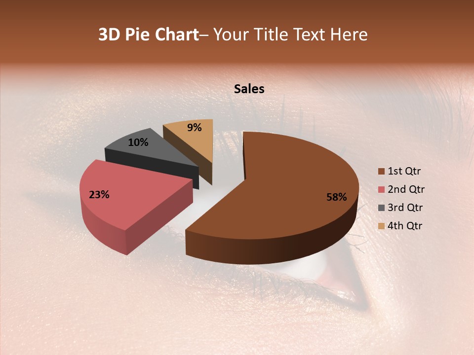 Ceremonial Makeup Beautiful PowerPoint Template