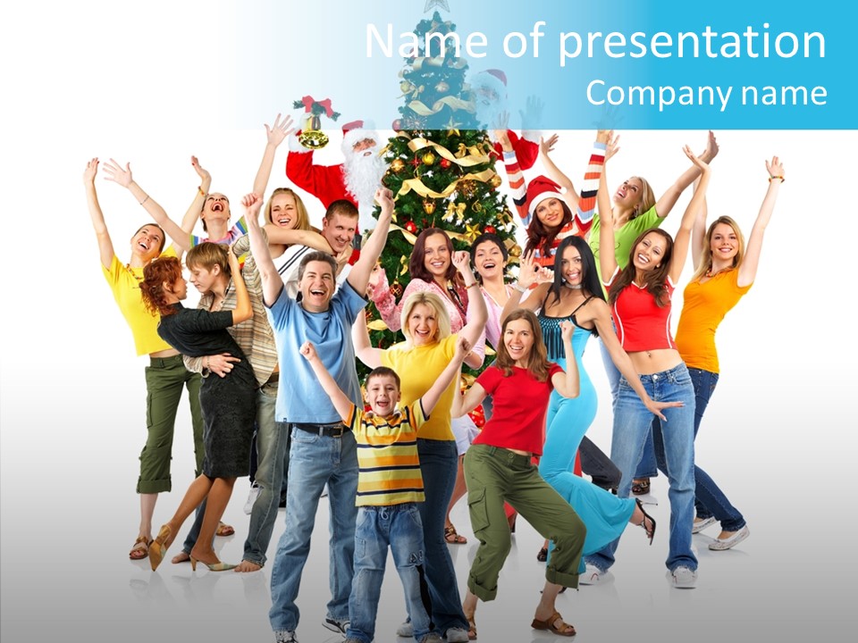 Background Euphoria Happy PowerPoint Template