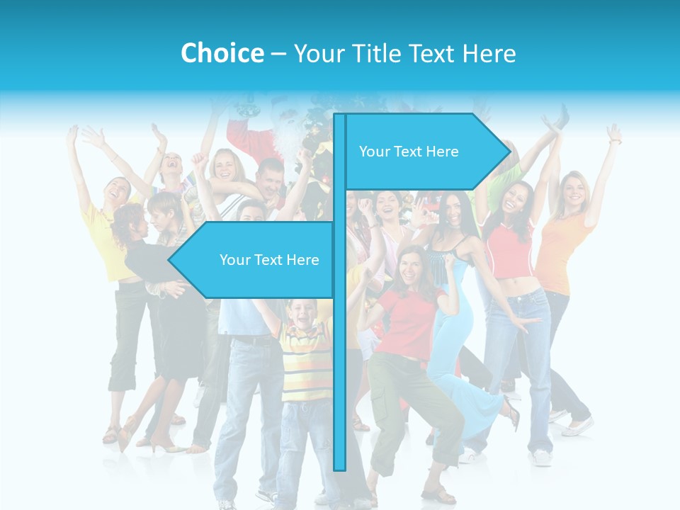 Background Euphoria Happy PowerPoint Template