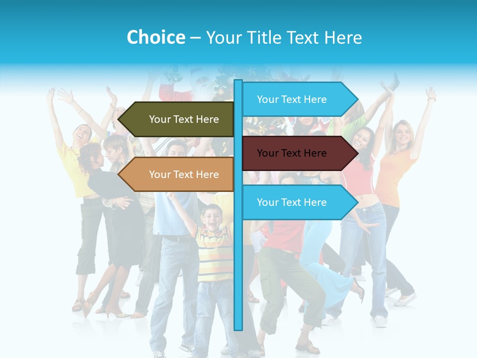 Background Euphoria Happy PowerPoint Template