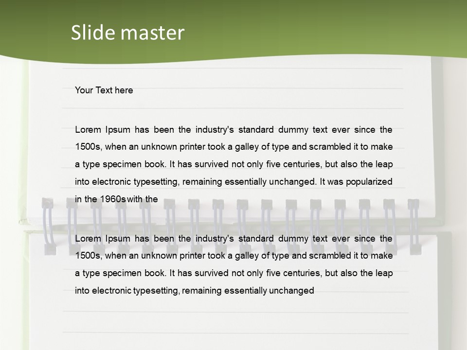 Information White Isolated PowerPoint Template