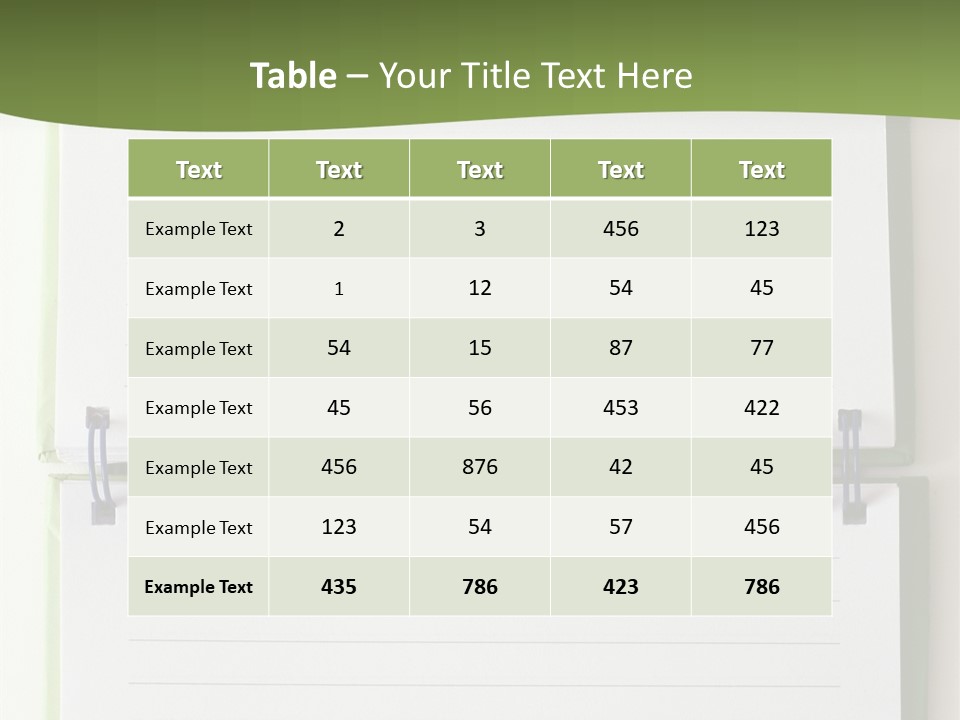 Information White Isolated PowerPoint Template