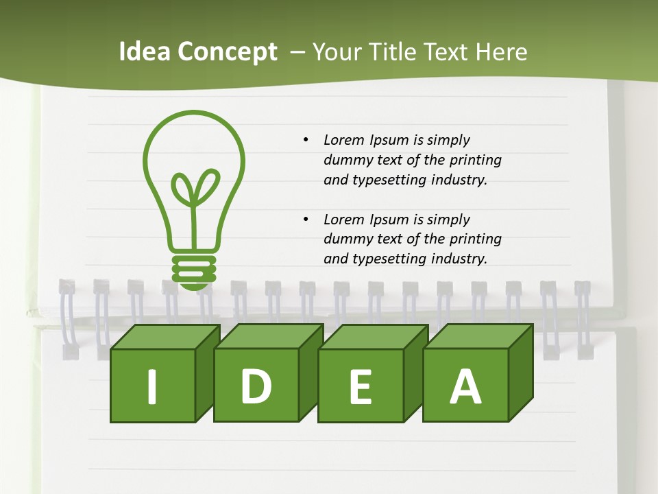 Information White Isolated PowerPoint Template