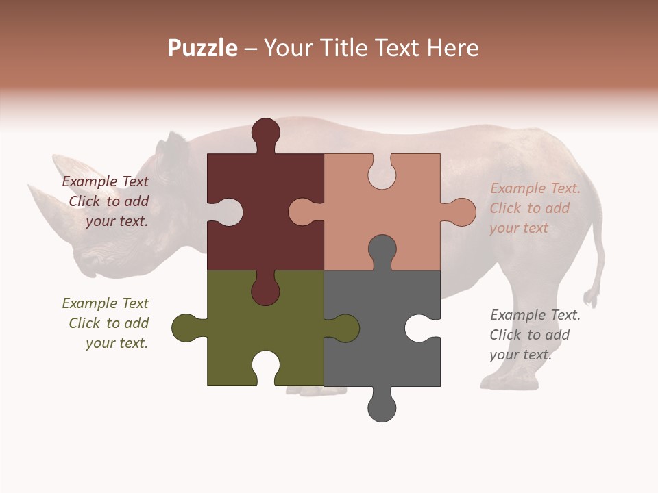 Wild Fauna Side PowerPoint Template