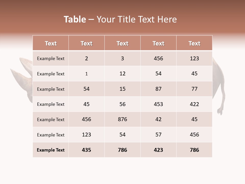 Wild Fauna Side PowerPoint Template