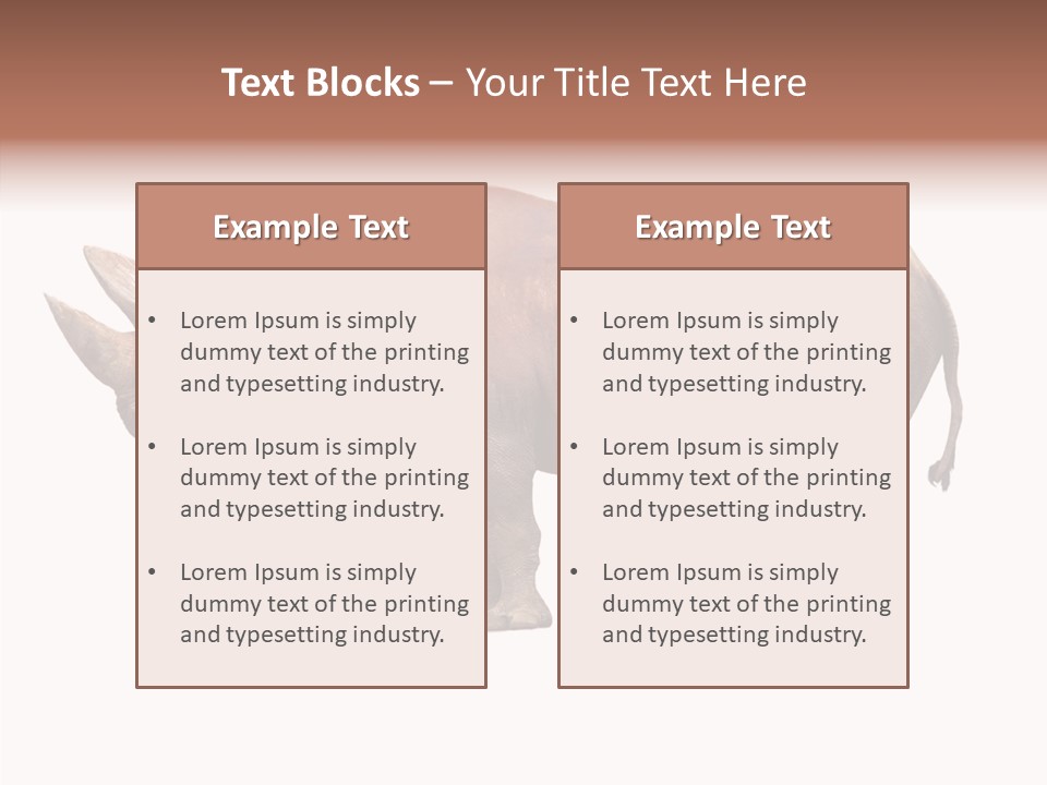 Wild Fauna Side PowerPoint Template