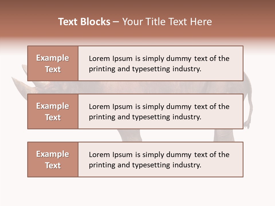 Wild Fauna Side PowerPoint Template