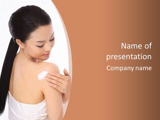 Health Massage Korean PowerPoint Template