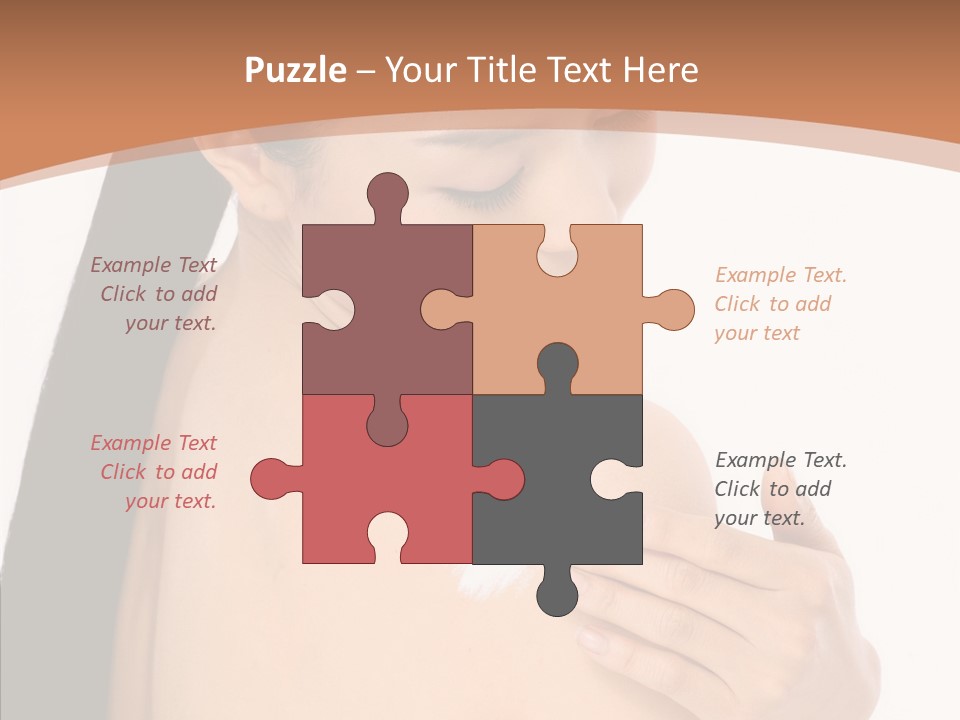 Health Massage Korean PowerPoint Template