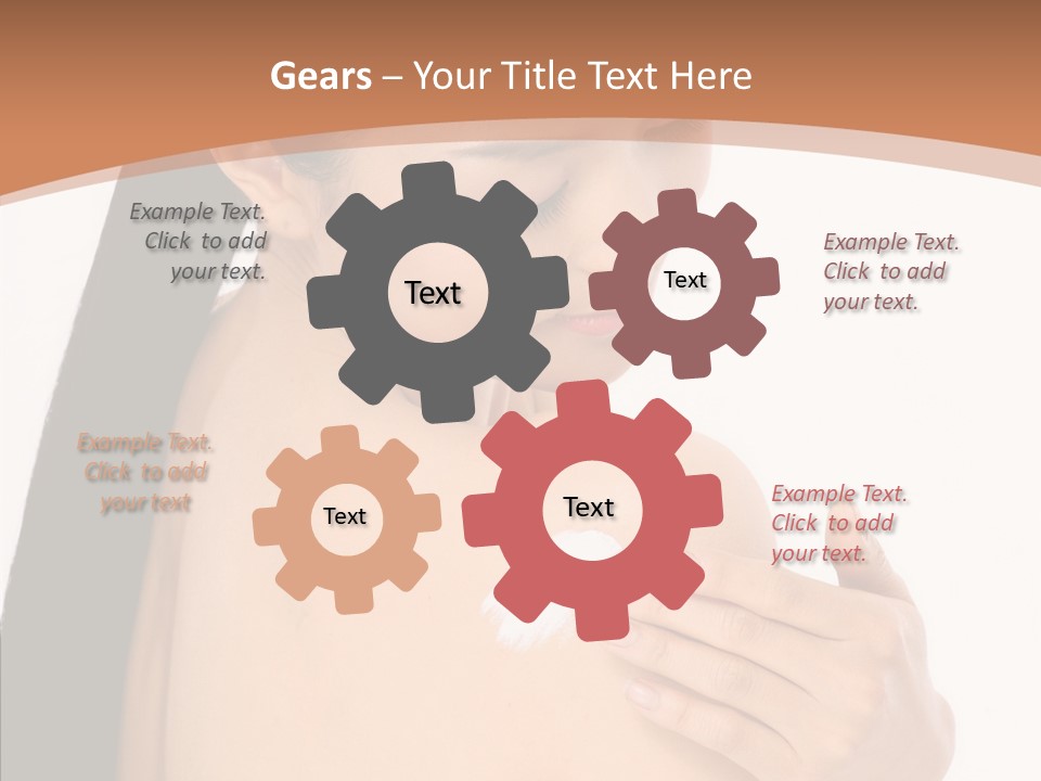 Health Massage Korean PowerPoint Template