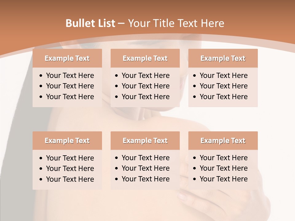 Health Massage Korean PowerPoint Template