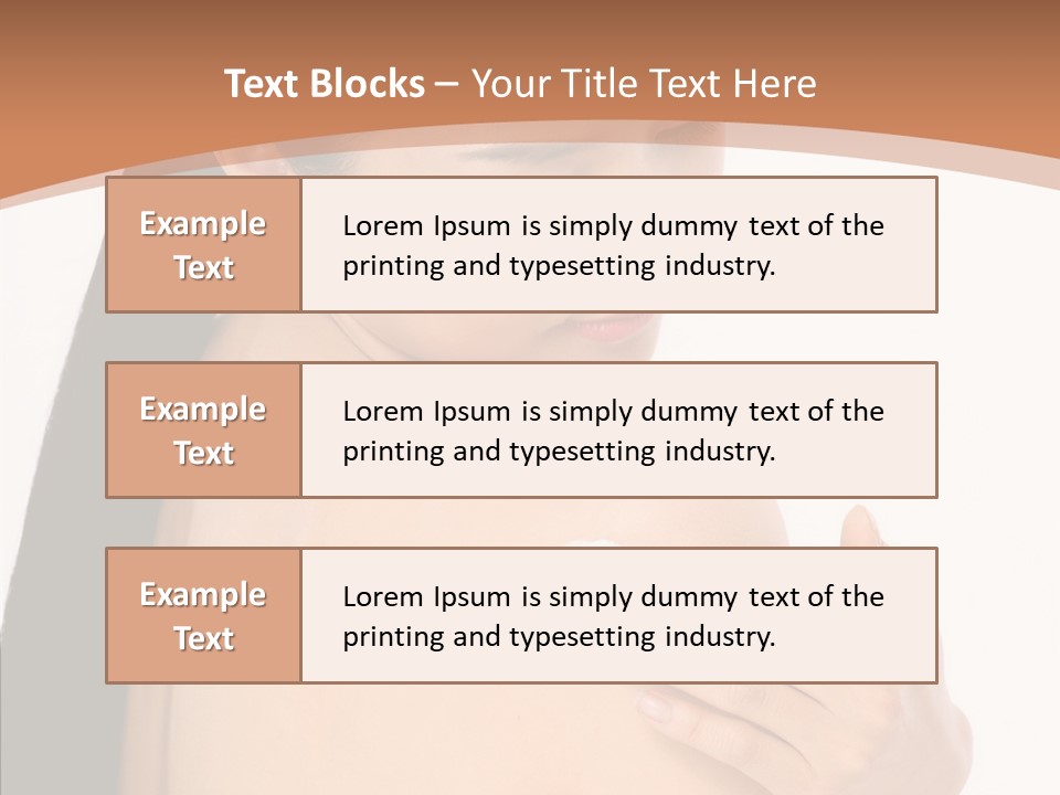 Health Massage Korean PowerPoint Template