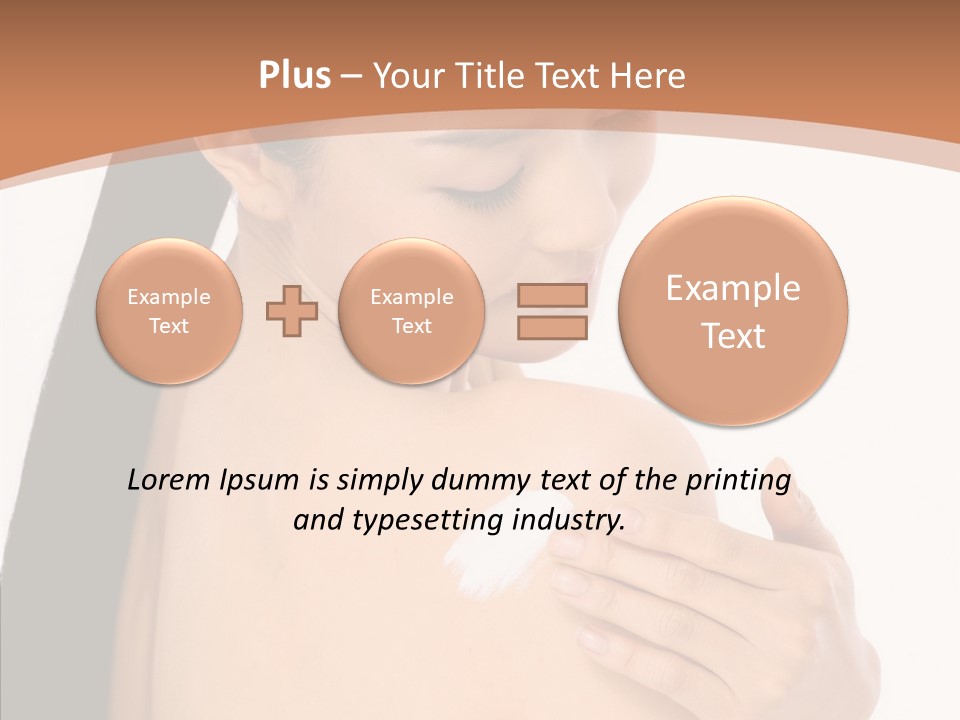 Health Massage Korean PowerPoint Template