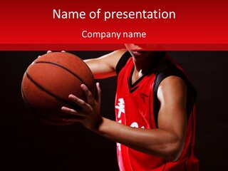 Basket Asian Athletic PowerPoint Template