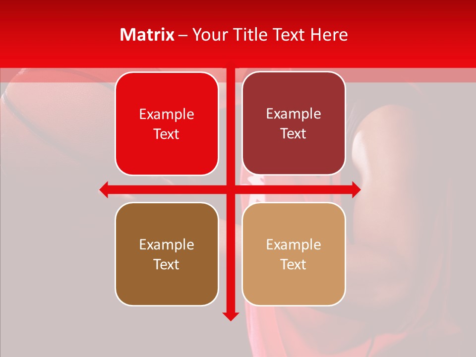 Basket Asian Athletic PowerPoint Template