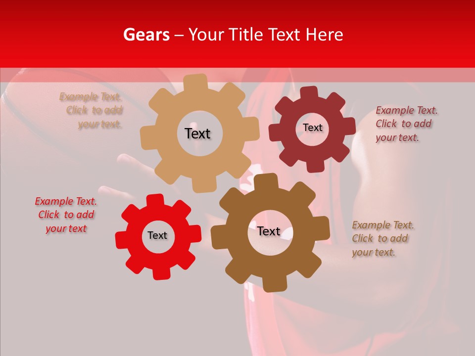 Basket Asian Athletic PowerPoint Template