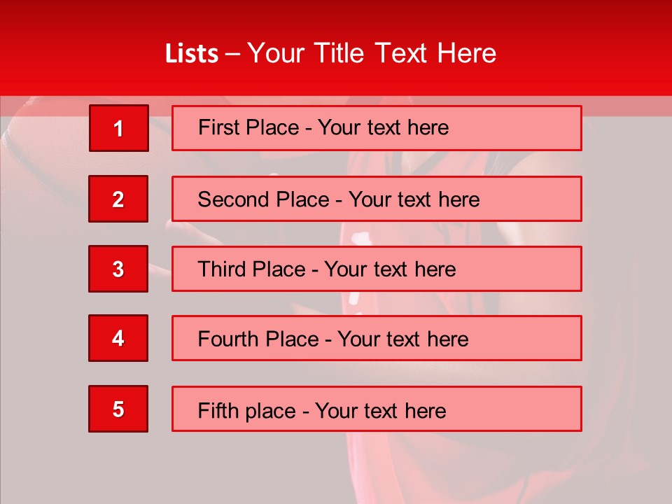 Basket Asian Athletic PowerPoint Template