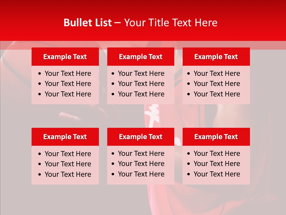 Basket Asian Athletic PowerPoint Template