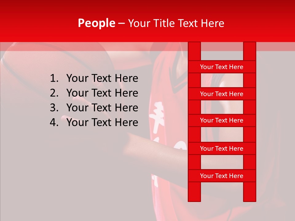 Basket Asian Athletic PowerPoint Template