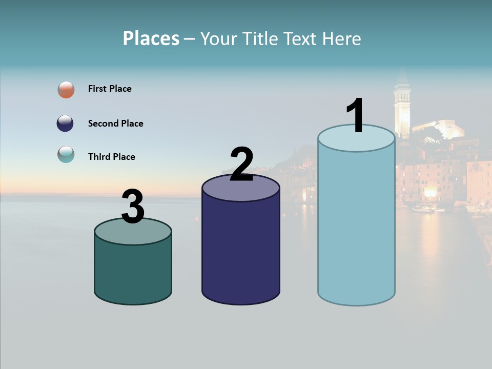 Quietude Setting Belfry PowerPoint Template