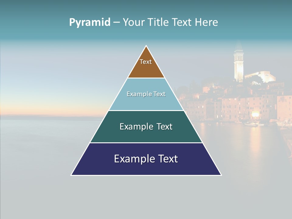 Quietude Setting Belfry PowerPoint Template