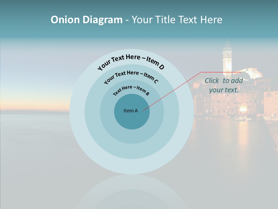 Quietude Setting Belfry PowerPoint Template