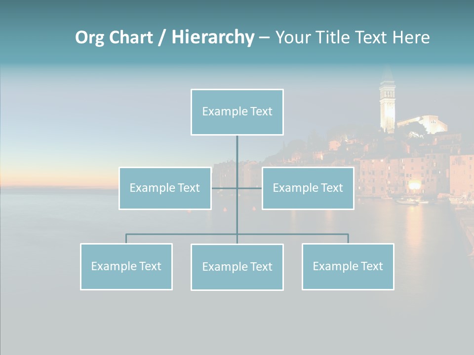Quietude Setting Belfry PowerPoint Template