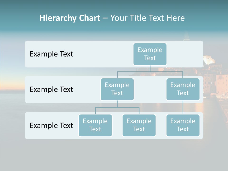 Quietude Setting Belfry PowerPoint Template