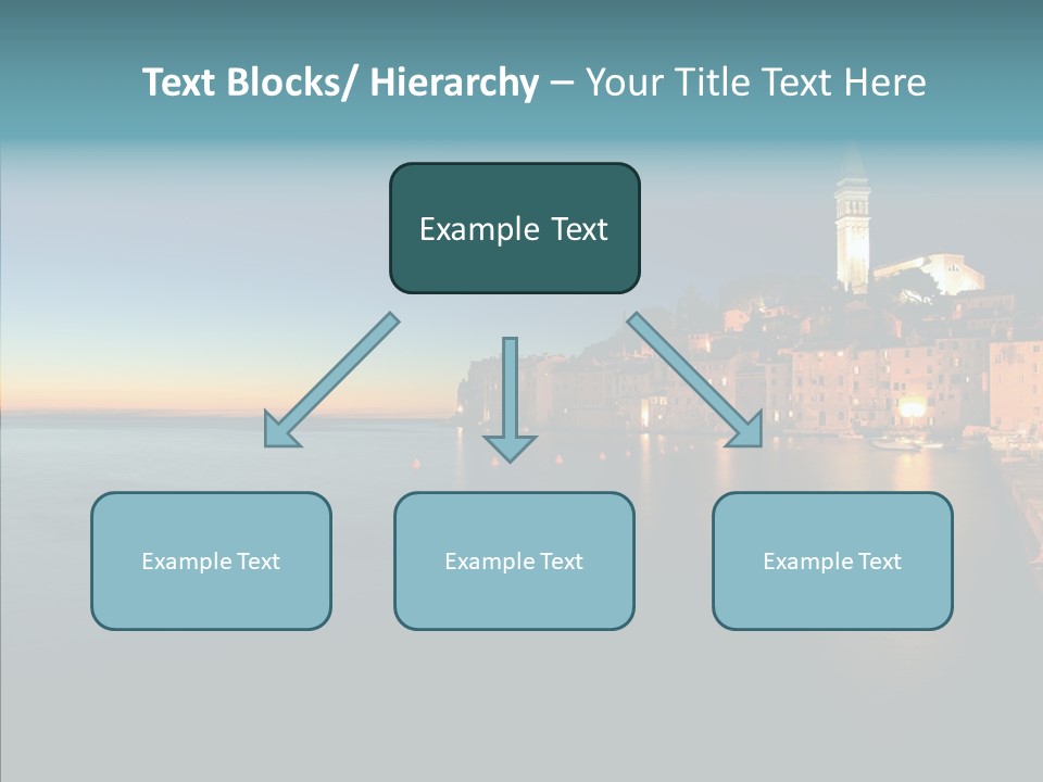 Quietude Setting Belfry PowerPoint Template