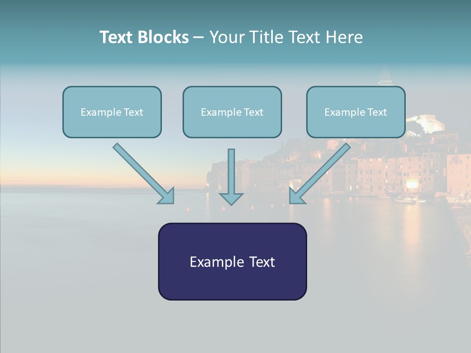 Quietude Setting Belfry PowerPoint Template