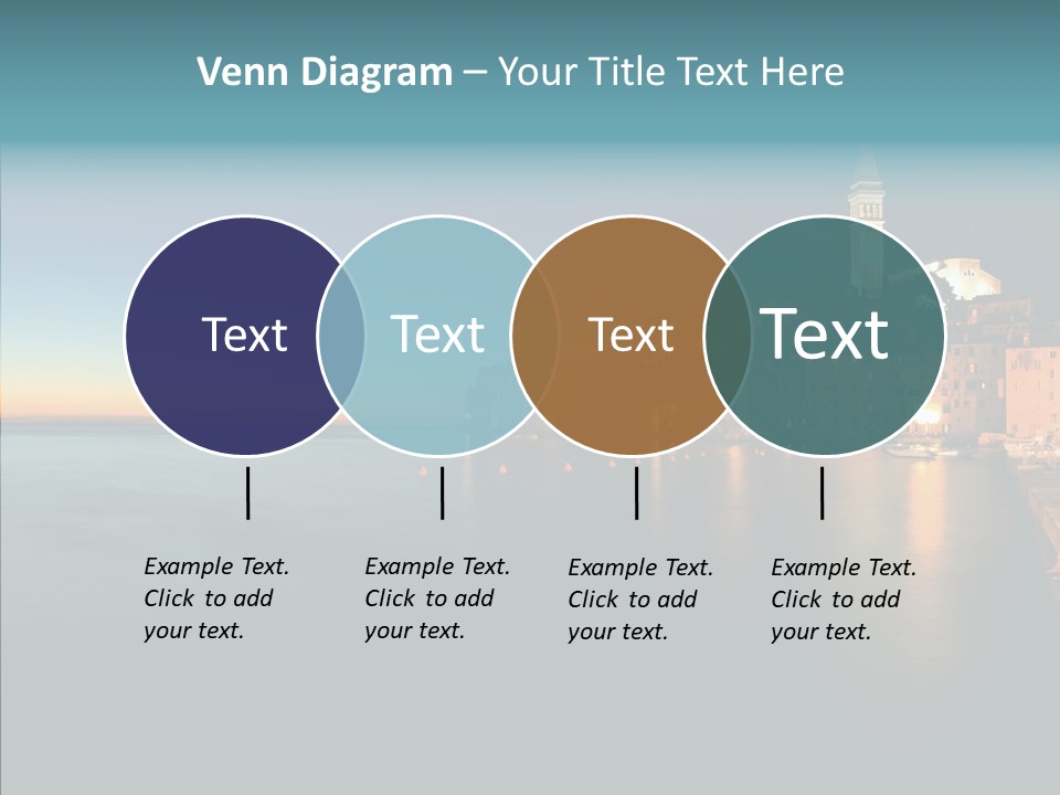 Quietude Setting Belfry PowerPoint Template