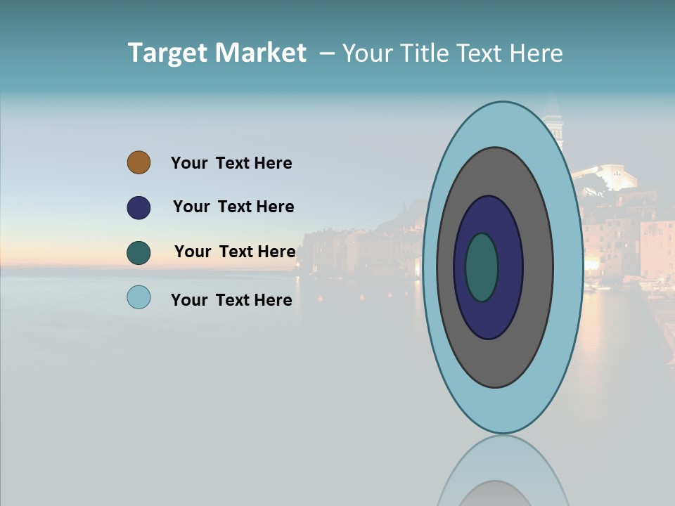 Quietude Setting Belfry PowerPoint Template