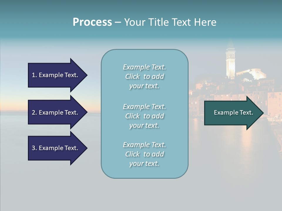 Quietude Setting Belfry PowerPoint Template