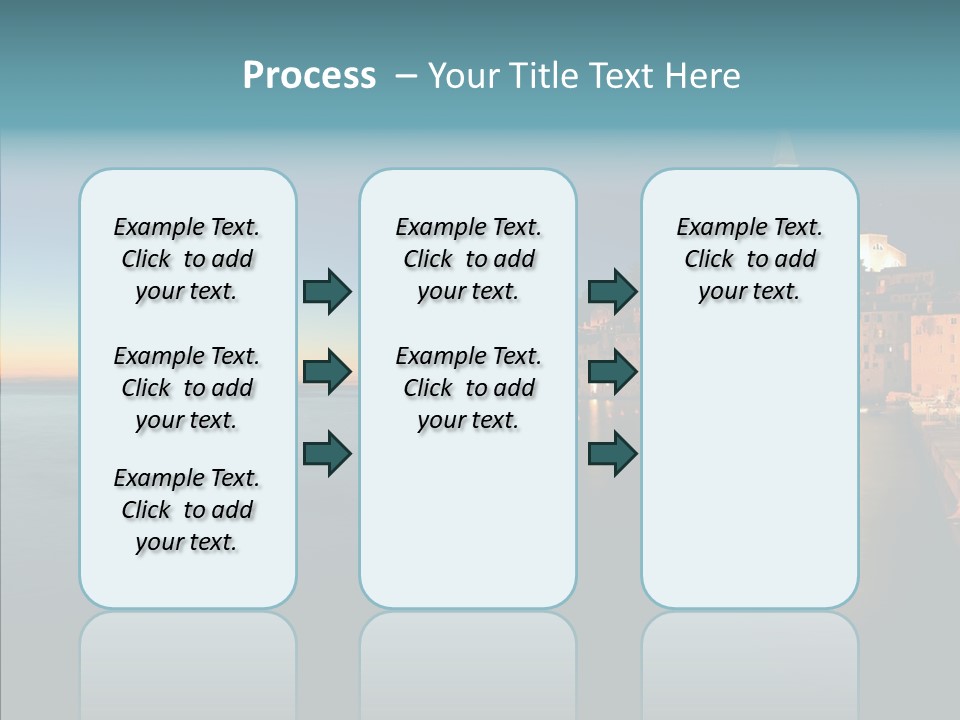 Quietude Setting Belfry PowerPoint Template