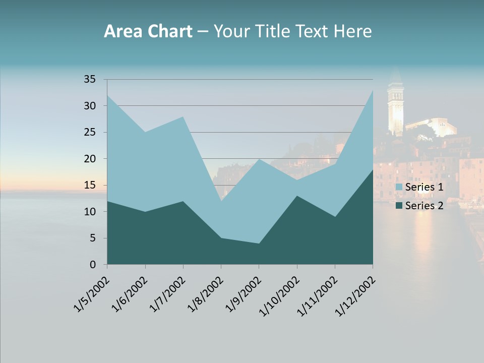Quietude Setting Belfry PowerPoint Template