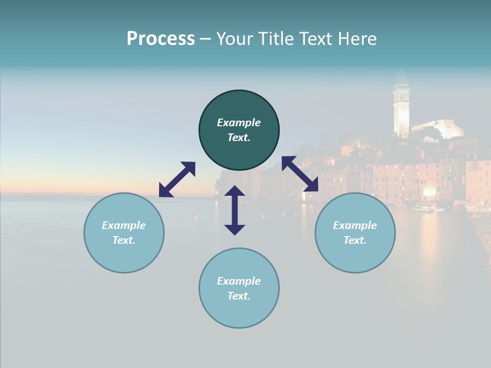 Quietude Setting Belfry PowerPoint Template