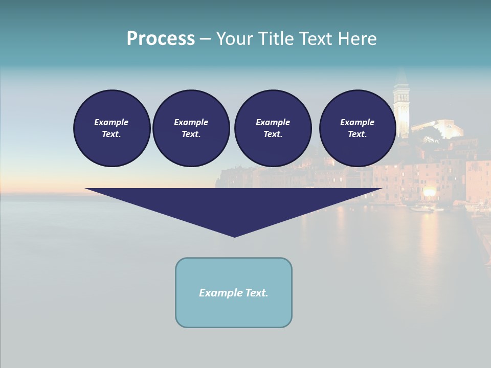 Quietude Setting Belfry PowerPoint Template