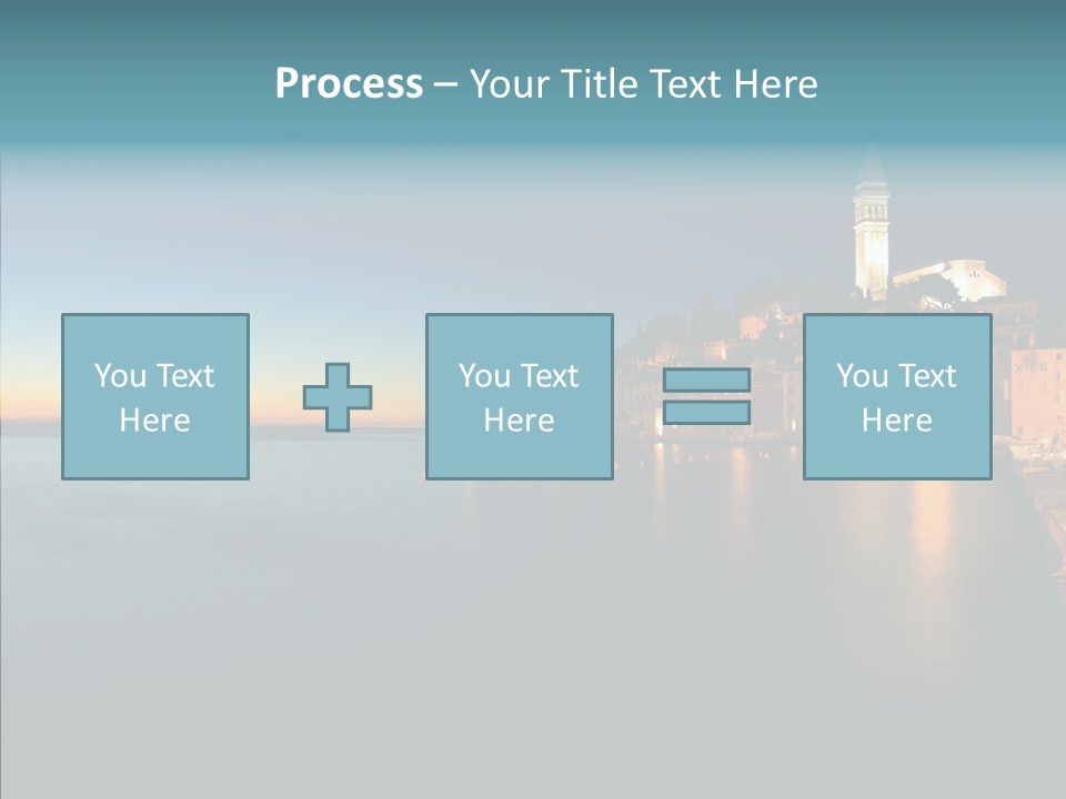 Quietude Setting Belfry PowerPoint Template