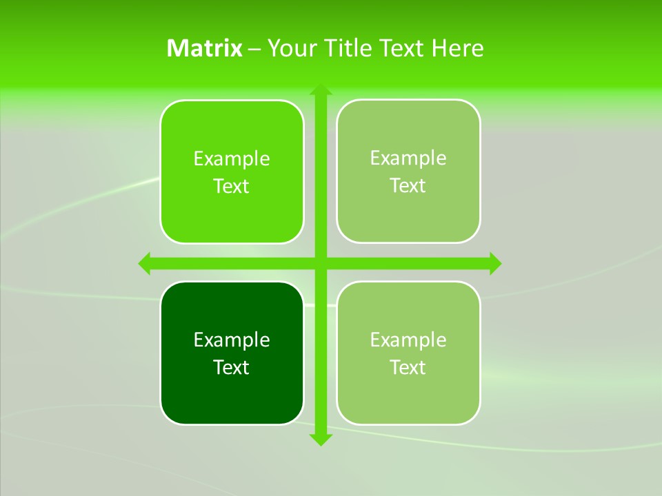 Flowing Background Illustrated PowerPoint Template