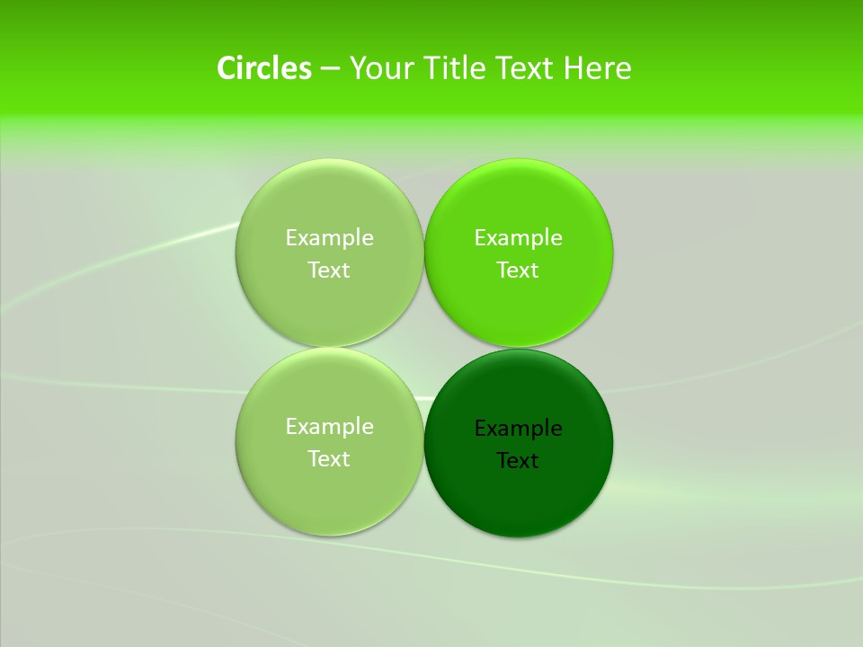 Flowing Background Illustrated PowerPoint Template