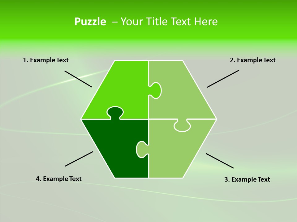 Flowing Background Illustrated PowerPoint Template