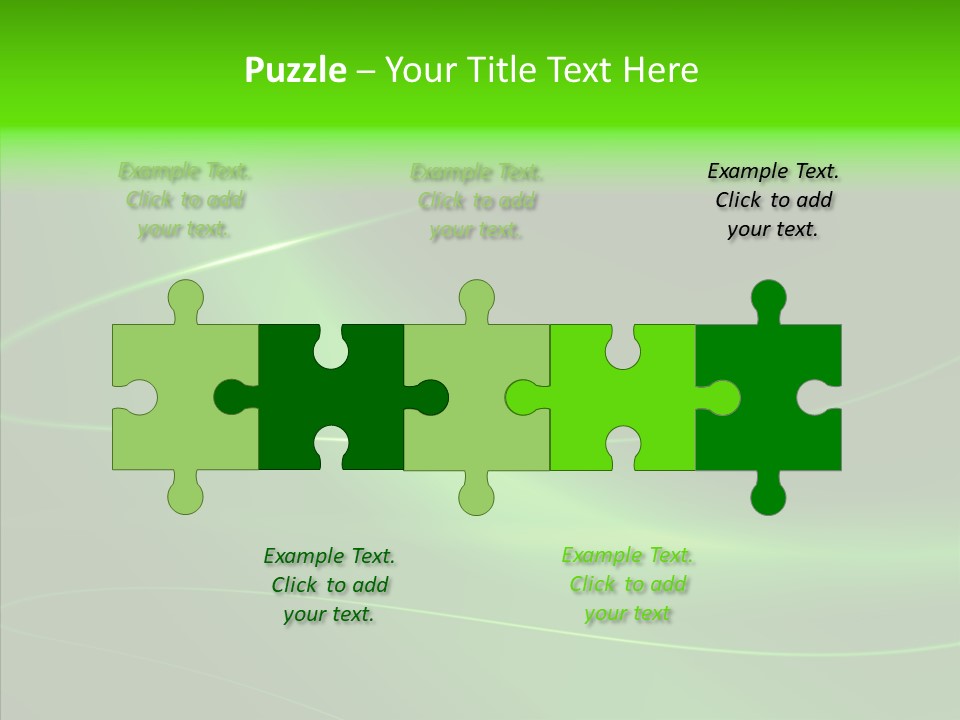 Flowing Background Illustrated PowerPoint Template