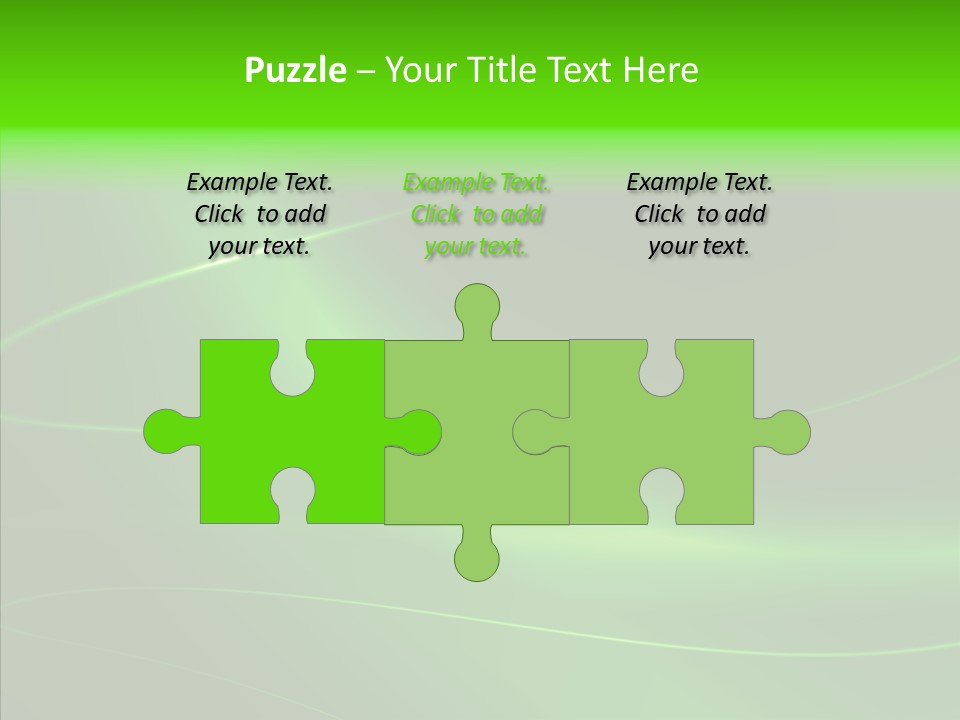 Flowing Background Illustrated PowerPoint Template