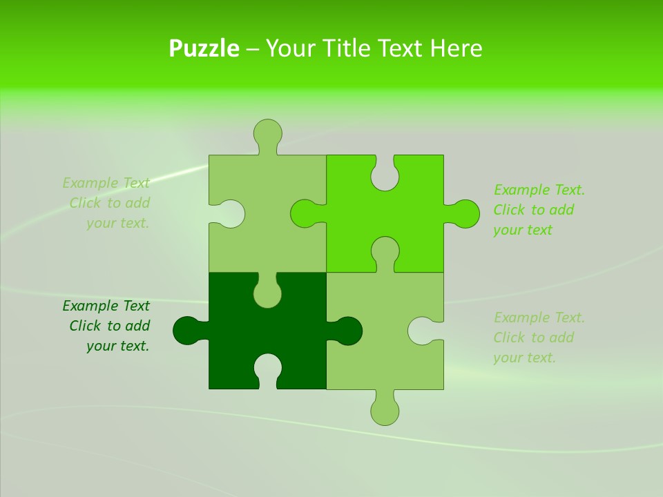 Flowing Background Illustrated PowerPoint Template