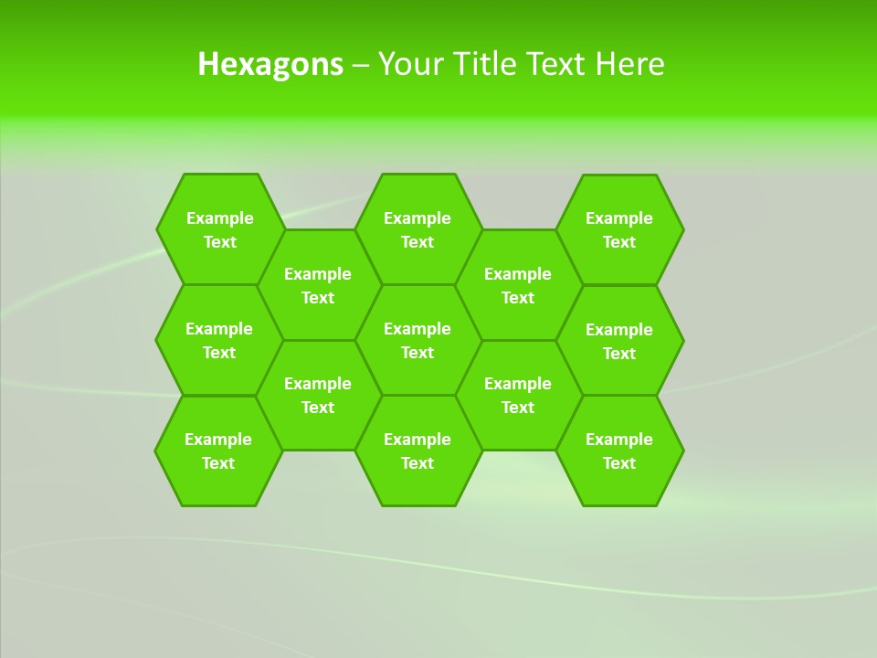 Flowing Background Illustrated PowerPoint Template