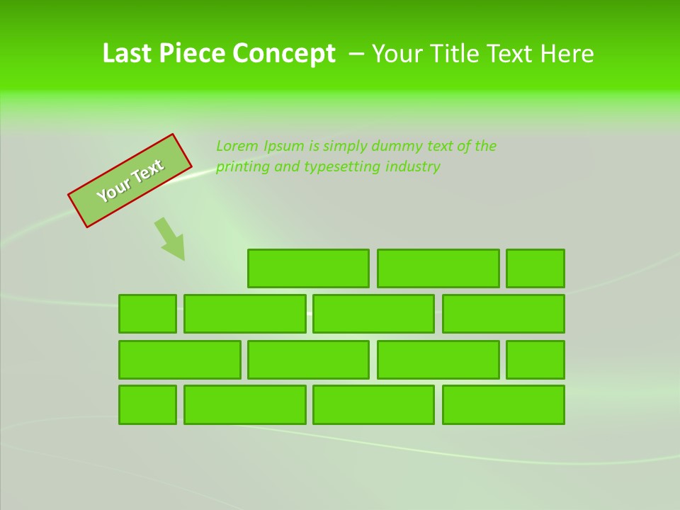 Flowing Background Illustrated PowerPoint Template