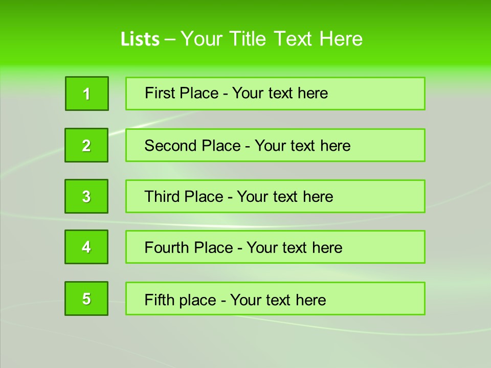 Flowing Background Illustrated PowerPoint Template