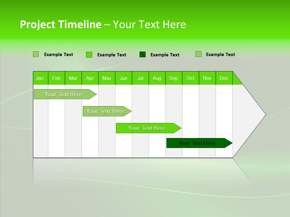 Flowing Background Illustrated PowerPoint Template