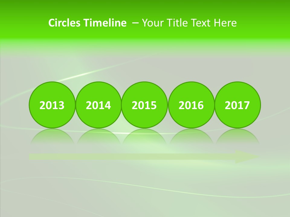 Flowing Background Illustrated PowerPoint Template