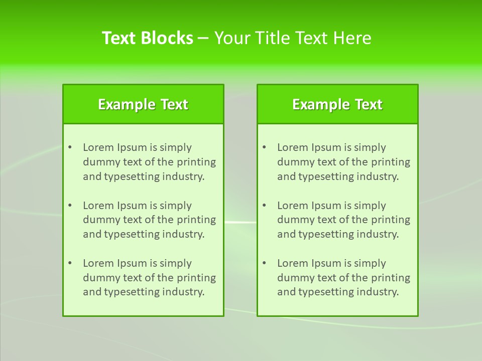 Flowing Background Illustrated PowerPoint Template